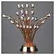 Electric votive 31 candles 24K gold-plated brass s14