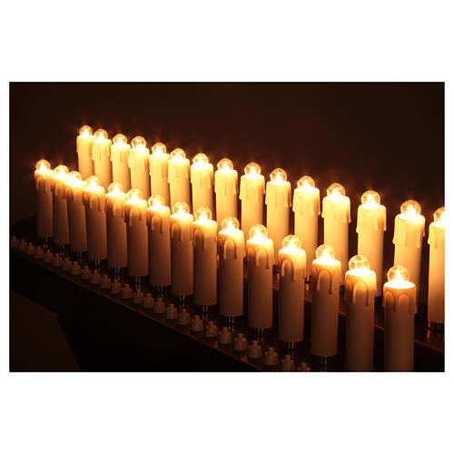 Electric votive 31 lights 24Vcc with buttons 3