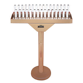 Ambons, prie-dieu, compléments d'ameublement: Porte-cierge électronique 31 bougies à 24Vcc ampoules Ambons, prie-dieu, compléments d'ameublement: Porte-cierge électronique 31 bougies à 24Vcc ampoules