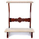 Kneeling stool for best men and maids of honour in hickory ivory velvet s1