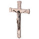 STOCK Crucifix d'autel 24 cm laiton argenté s2
