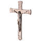STOCK Crucifixo de altar 24 cm latão prateado s2