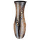 Vase à fleurs céramique Pompéi décoration épi doré s1