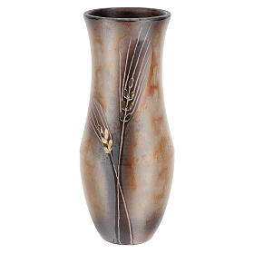 Flower vase with Pompeii wheat ear decoration 39x15 cm