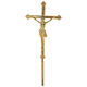 Processional crucifix in gold plated brass s1