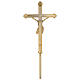 Processional crucifix in gold plated brass s4