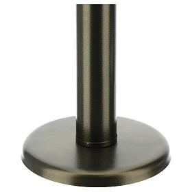 Standing offering box bronze finish with safe donation box s9