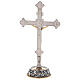 Altar cross and candlesticks, grape and leaf pattern s8