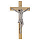 Croix autel sur base laiton doré 24K noeud épis chandeliers s5