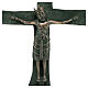 San Zeno altar cross with base and two candle holders s2