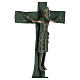 Altar cross set St Zeno with base 2 candle holders  s4