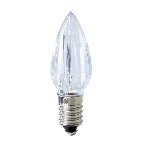 Flame-shaped 12V incandescent lightbulb E10 1