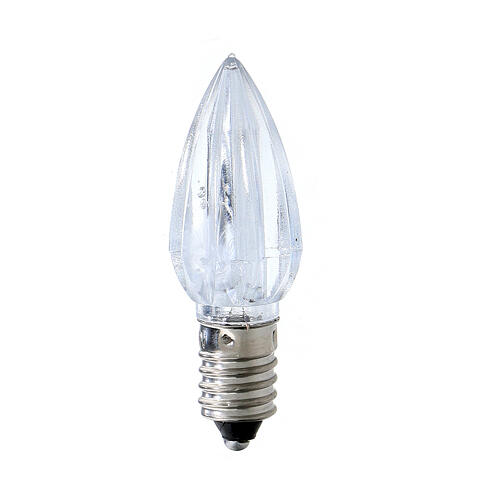 Flame-shaped 12V incandescent lightbulb E10 2