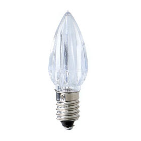 Flame-shaped 12V incandescent lightbulb