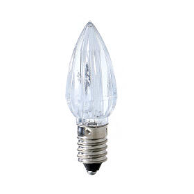 Flame-shaped 12V incandescent lightbulb