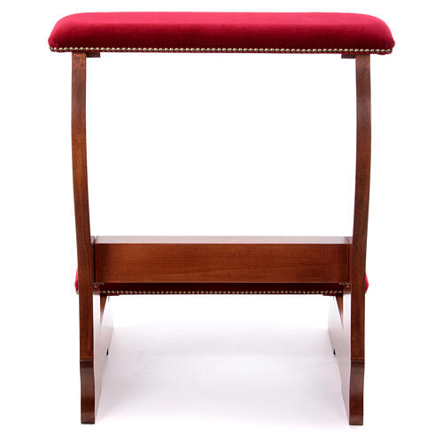 Reclinatorio portátil madera de nogal 85x60x50 cm 6