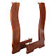 Genuflexório portátil madeira de nogueira 85x60x50 cm s7