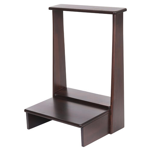 Reclinatorio con cajón madera color nuez 90x50x50 cm 1
