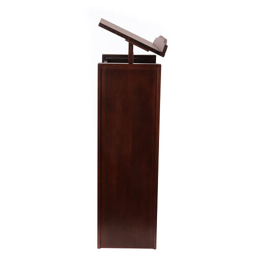 Ambone legno icona Cristo Pantocratore serigrafia h max 130 cm 6