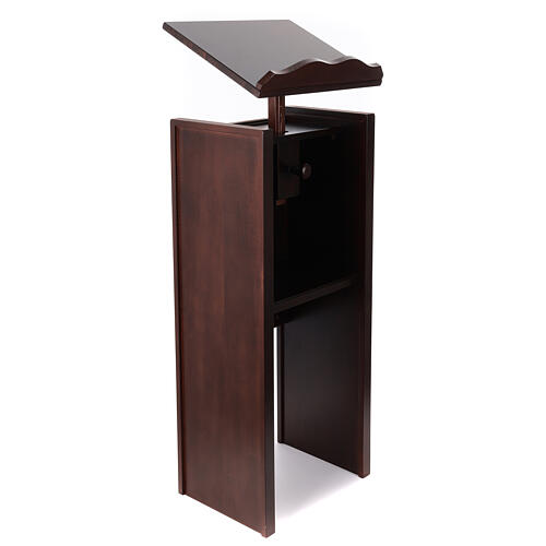Ambone legno icona Cristo Pantocratore serigrafia h max 130 cm 9
