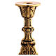 Altar candlestick of burnished brass, 8 in s3