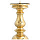 Candelabro boccia ottone dorato punta 45 cm s3