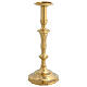 Golden brass candelabra 30x12 cm s1