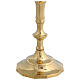 Golden brass candelabra 30x12 cm s4