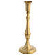 Bologna candlestick, gold plated brass, 10 in s2