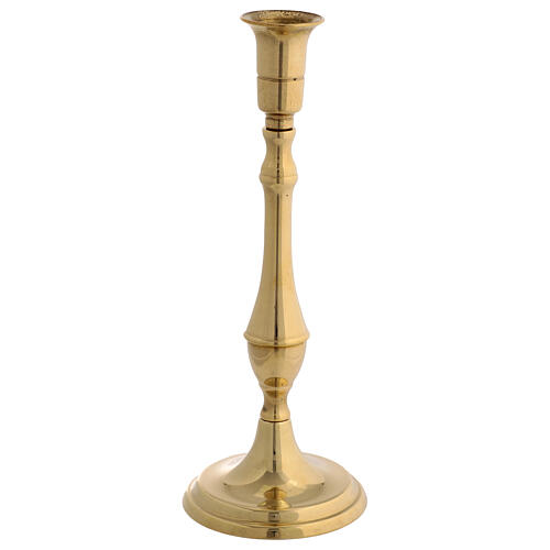 Candelero Bologna latón dorado 25 cm 2