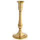 Candlestick "Bologna", 8 in, gold plated brass s2