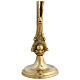 Golden brass table crucifix 37 cm s5