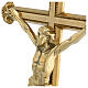 Golden brass wall crucifix 45x30 s2