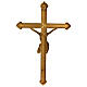 Golden brass wall crucifix 45x30 s7