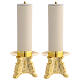 Pair of altar candle holders, 15x5 in s1