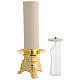Coppia candelieri da altare 38x13 cm s4