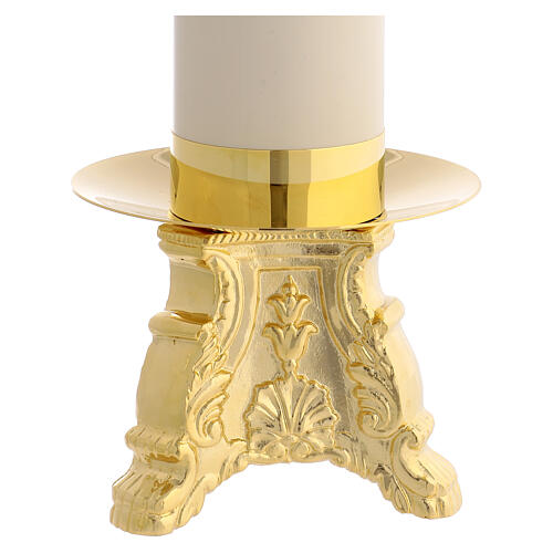 Pair of altar candle holders, 38x13 cm 2