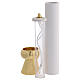 Coppia candelieri candele finte  26 cm s4