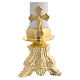 Par de candelabros velas falsas 30 cm s2