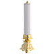 Par de candelabros velas falsas 30 cm s5