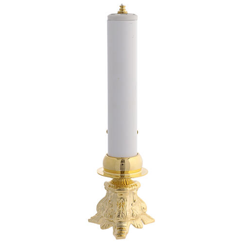 Coppia candelieri candele finte  30 cm 5