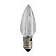 Ampoule de rechange chandelier votif flamme E10 LED couleur ambre s1