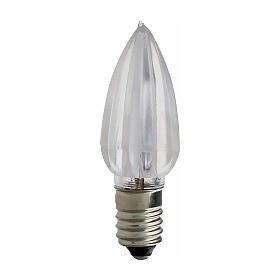 Spare lightbulb for votive candlestick, E10 socket, LED with flame effect