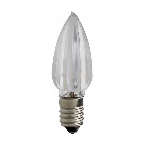 Replacement LED Bulb E10, Flame-Effect for Votive Candle Holders 1