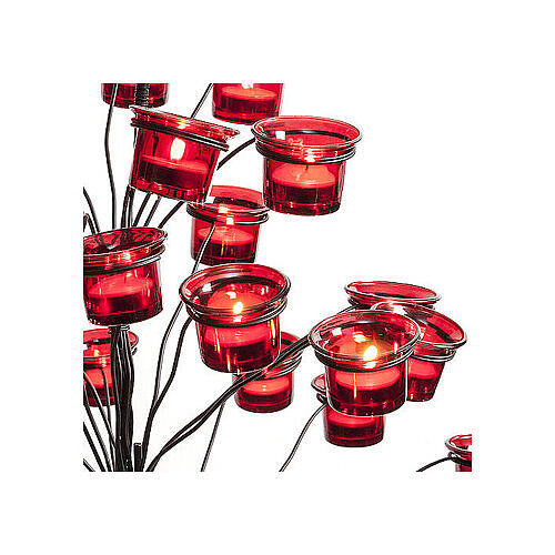 Candelabro per porta lumini albero 130cm 5