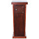 Porta offerte in legno scuro per chiesa 80x30x30 cm s1