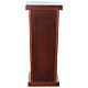Porta offerte in legno scuro per chiesa 80x30x30 cm s8