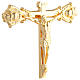Croix d'autel en laiton 37 cm s2
