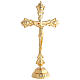 Croce per altare in ottone 37 cm s1