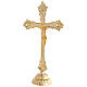 Croce per altare in ottone 37 cm s5